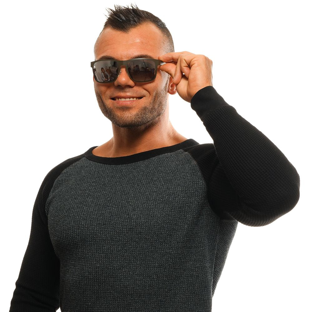 Graue Sonnenbrille aus Metall