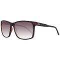 Braune Sonnenbrille aus Kunststoff