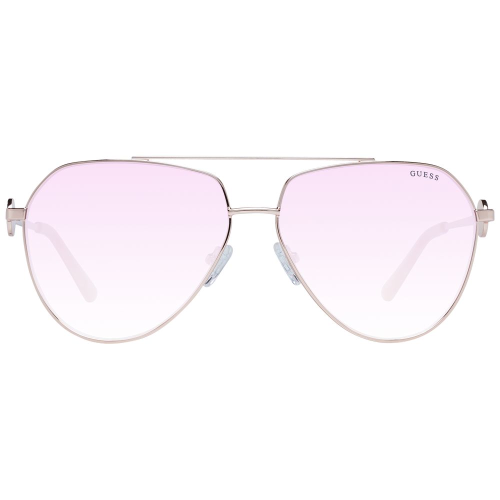 Sonnenbrille aus Roségold-Metall