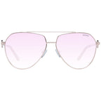 Sonnenbrille aus Roségold-Metall