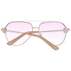 Sonnenbrille aus Roségold-Metall
