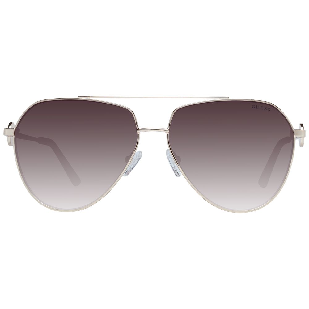 Sonnenbrille aus Goldmetall