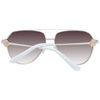 Sonnenbrille aus Goldmetall