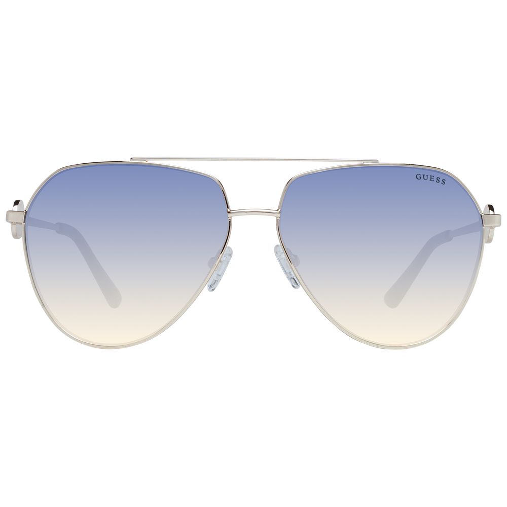 Sonnenbrille aus Goldmetall