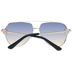 Sonnenbrille aus Goldmetall