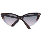 Braune Sonnenbrille aus Kunststoff
