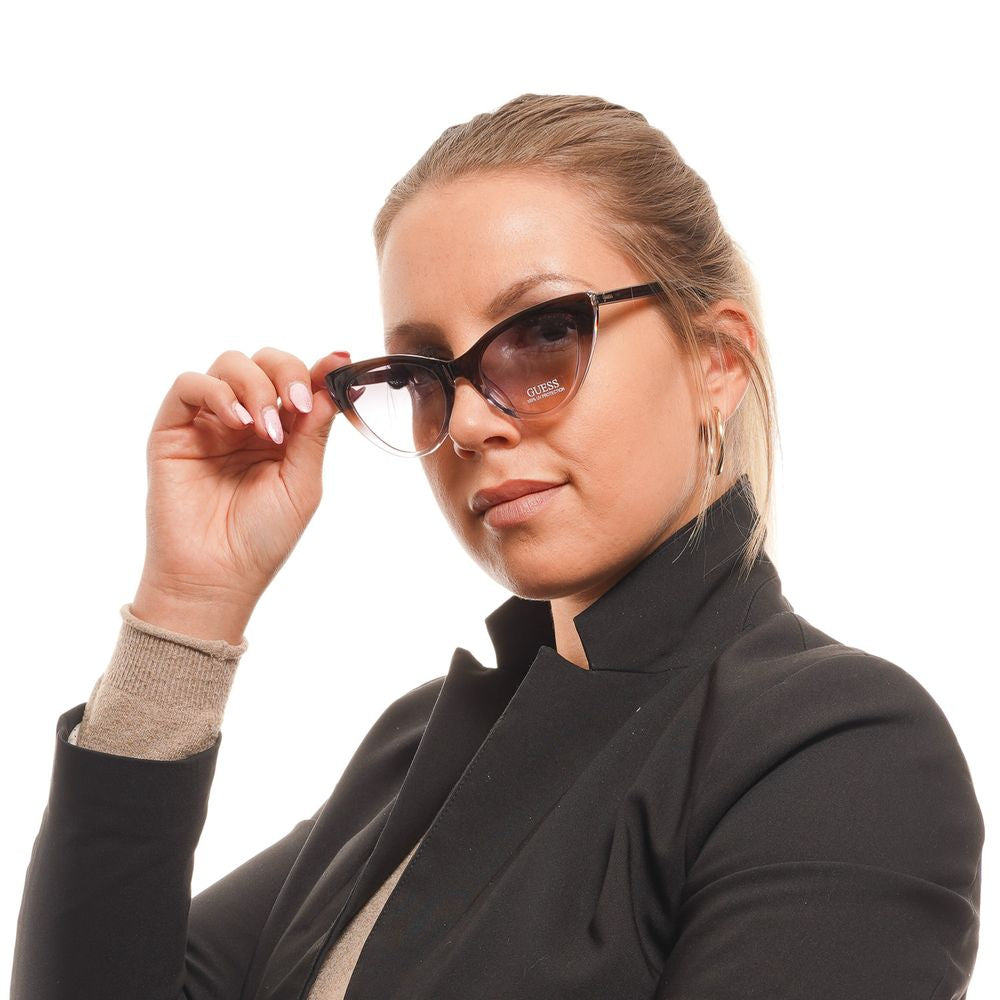 Braune Sonnenbrille aus Kunststoff
