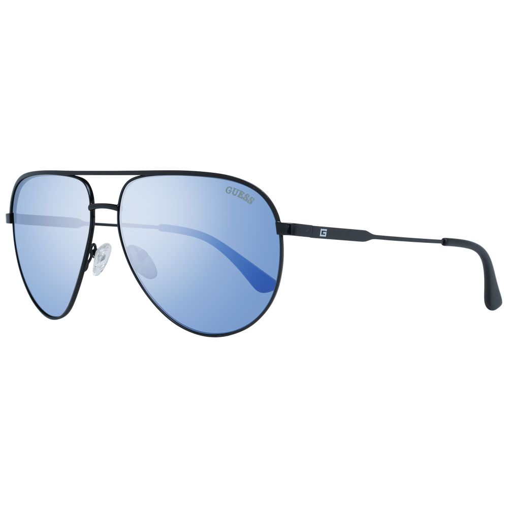 Schwarze Sonnenbrille aus Metall