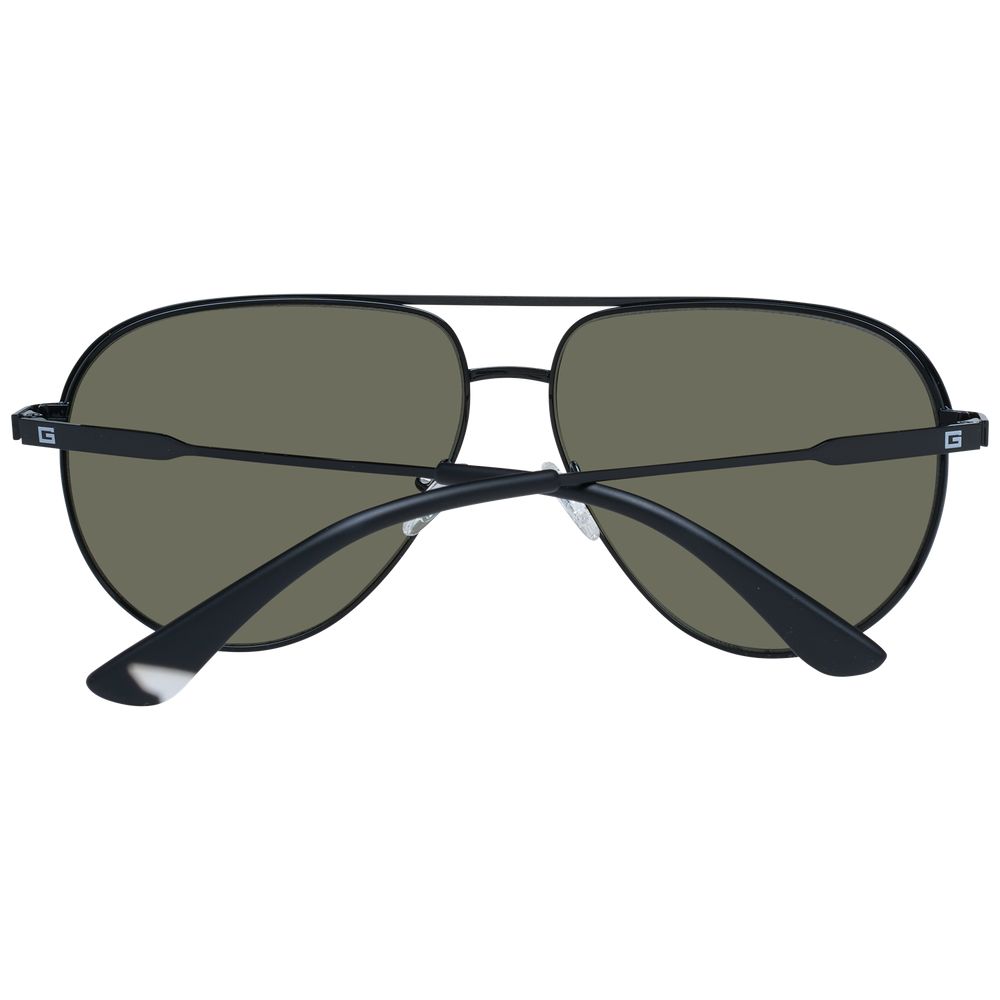 Schwarze Sonnenbrille aus Metall