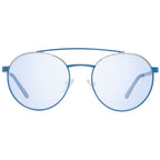 Metall- und Kunststoff-Sonnenbrille in Blau