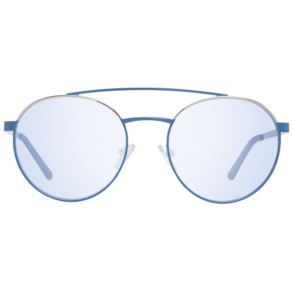 Metall- und Kunststoff-Sonnenbrille in Blau