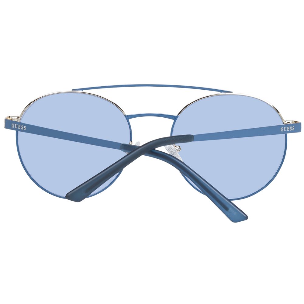 Metall- und Kunststoff-Sonnenbrille in Blau