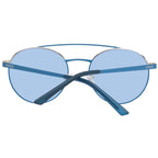 Metall- und Kunststoff-Sonnenbrille in Blau