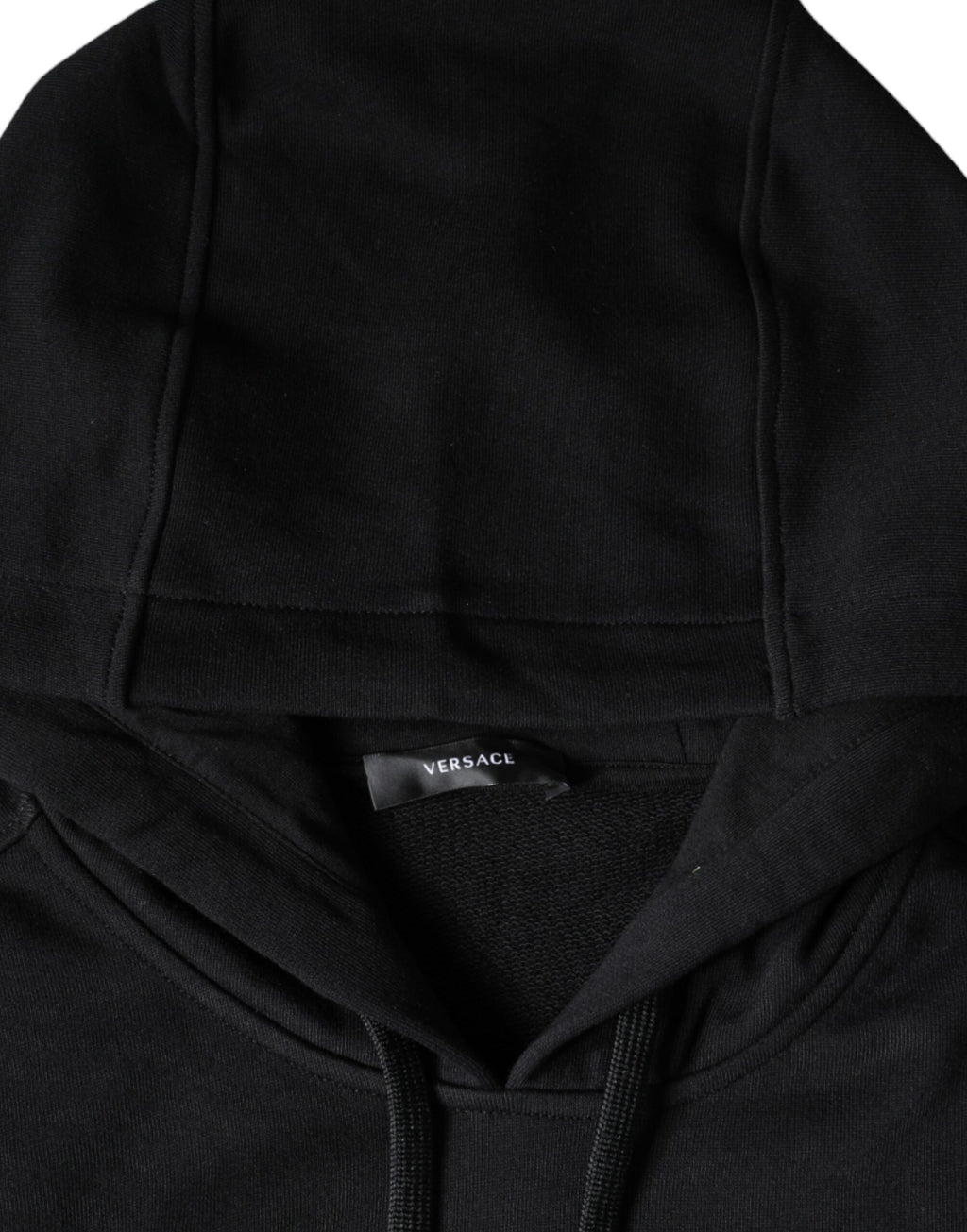 Schwarzer Medusa Druck Baumwolle HoodiePullover Sweatshirt Pullover