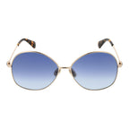 Goldfarbene Sonnenbrille aus Metall 1053764