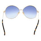 Goldfarbene Sonnenbrille aus Metall 1053764