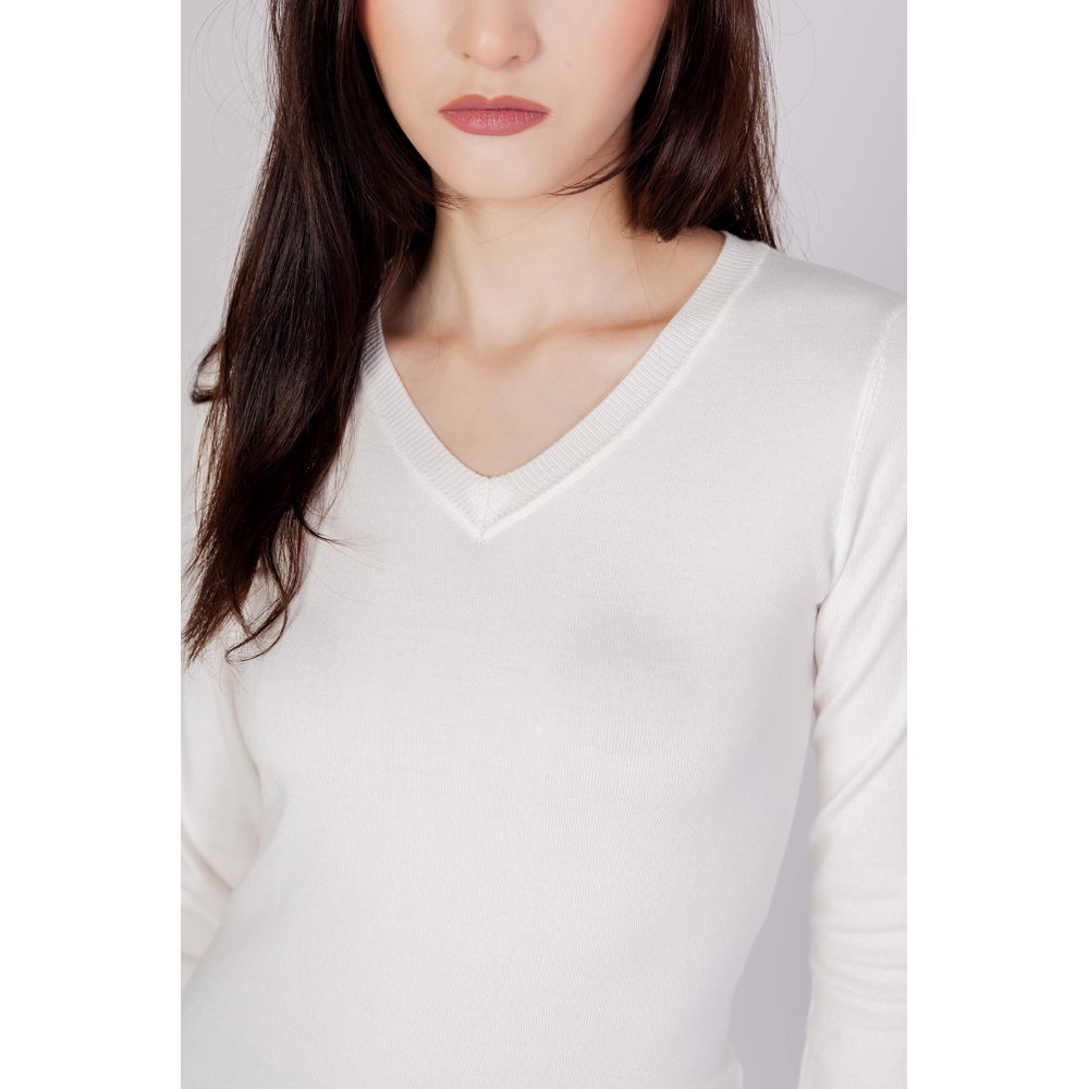 Weißes Baumwoll-Sweatshirt