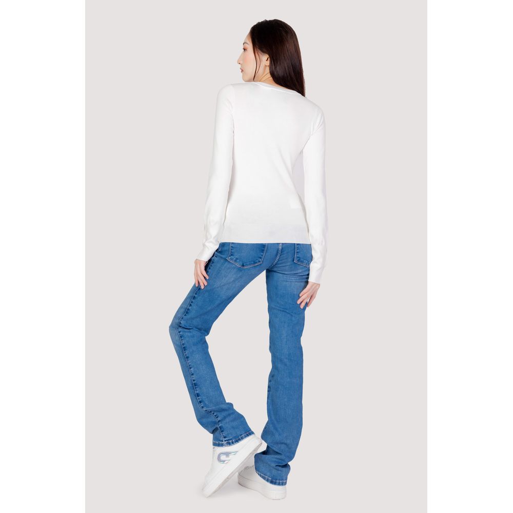 Weißes Baumwoll-Sweatshirt