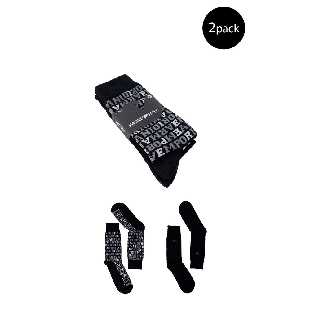 Schwarze Baumwollsocken