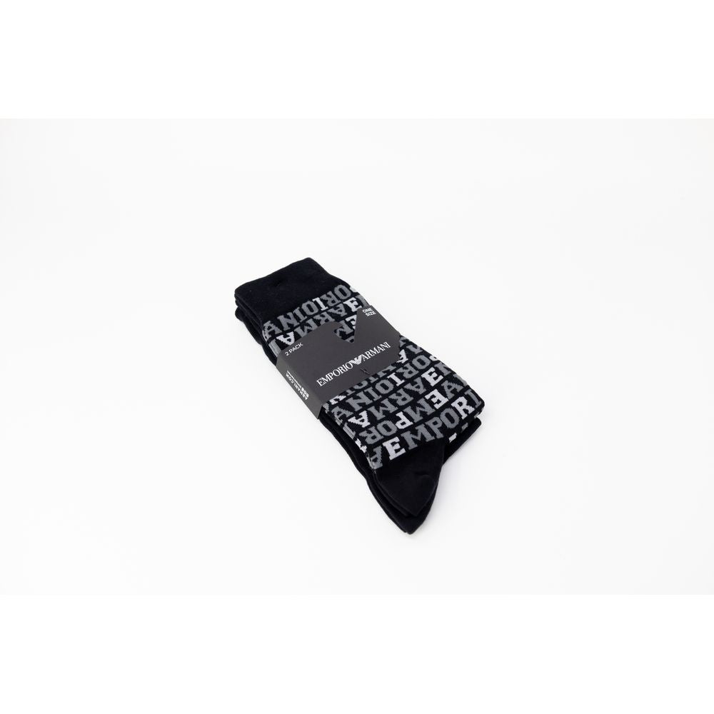 Schwarze Baumwollsocken