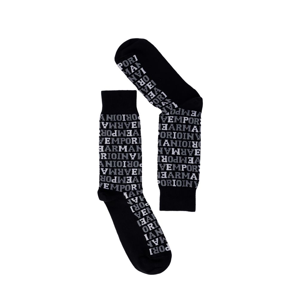 Schwarze Baumwollsocken
