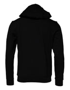 Schwarzer Medusa Baumwoll-Kapuzenpullover Pullover Sweatshirt Sweater