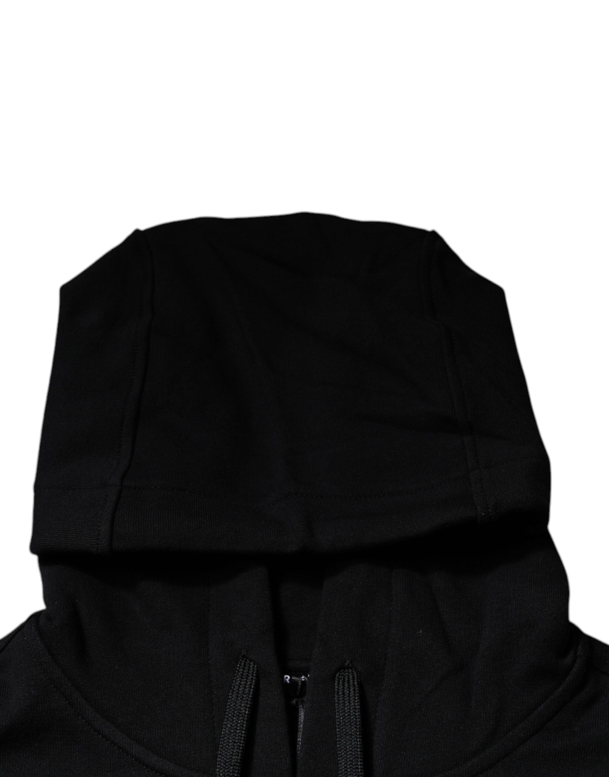 Schwarzer Medusa Baumwoll-Kapuzenpullover Pullover Sweatshirt Sweater