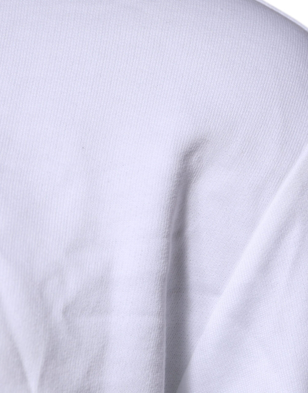 Weißer Pullover mit Medusa-Stickerei und Rundhalsausschnitt