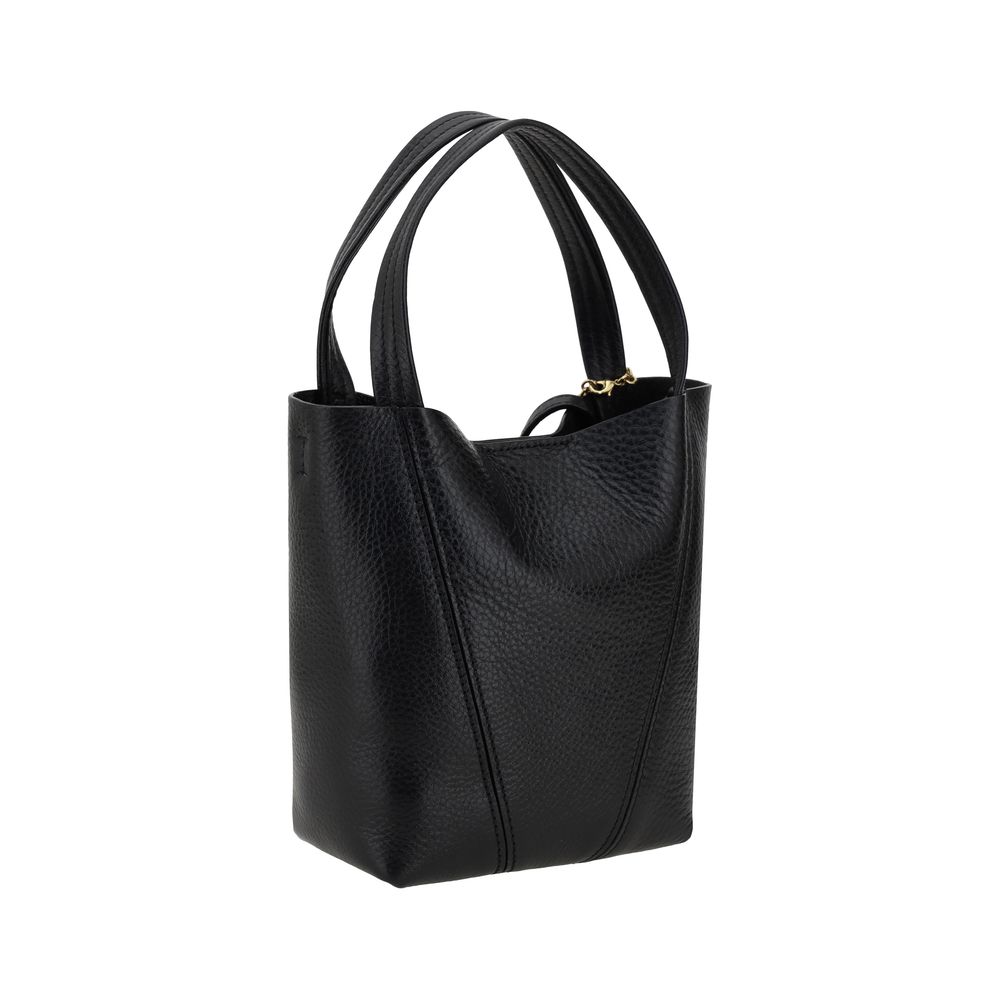 Schwarze Bos Taurus Kalbsleder Schultertasche