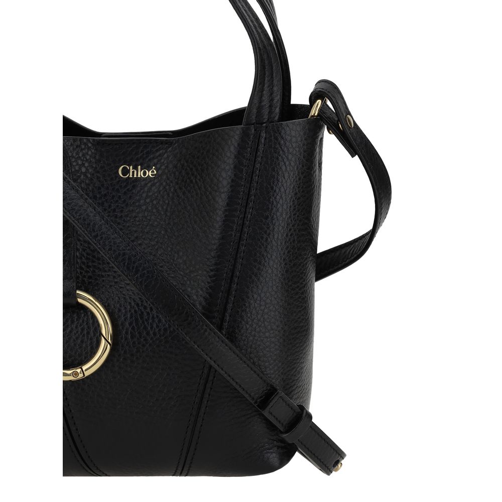 Schwarze Bos Taurus Kalbsleder Schultertasche