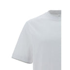 Weißes Baumwoll-T-Shirt