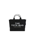 Schwarze Baumwoll-Handtasche