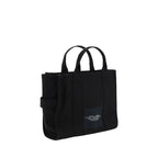 Schwarze Baumwoll-Handtasche