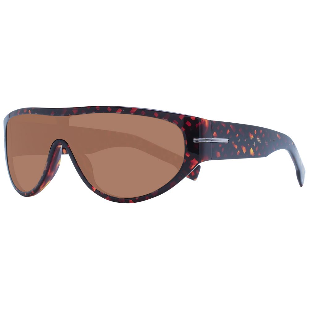 Braune Sonnenbrille aus Acetat 1000539