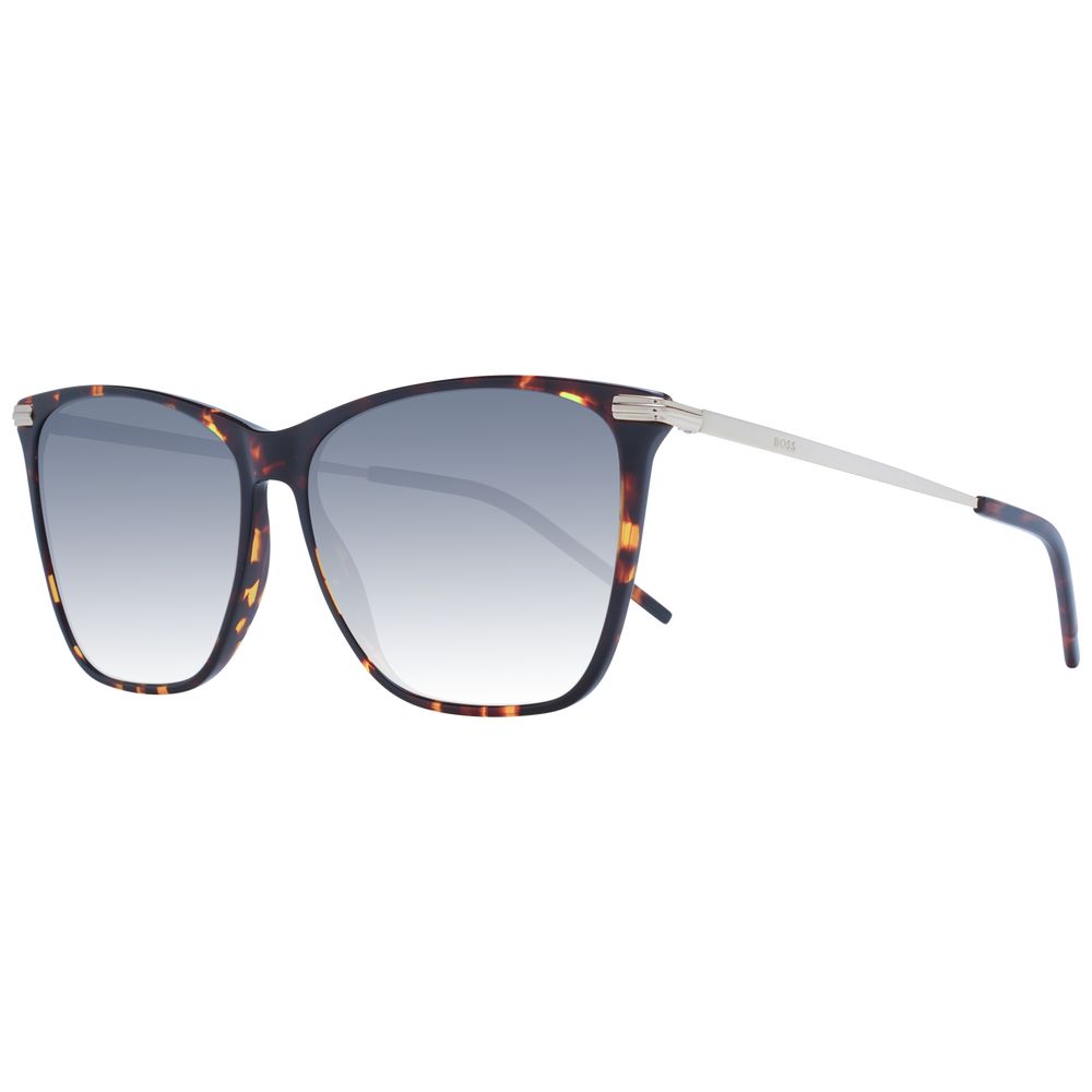 Braune Sonnenbrille aus Acetat 1000546
