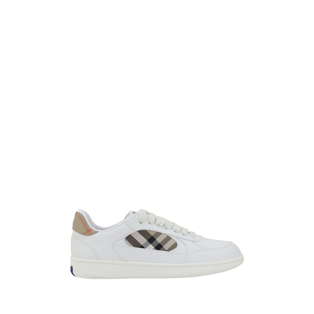 Weiße Low-Top-Sneaker aus Kalbsleder Bos Taurus