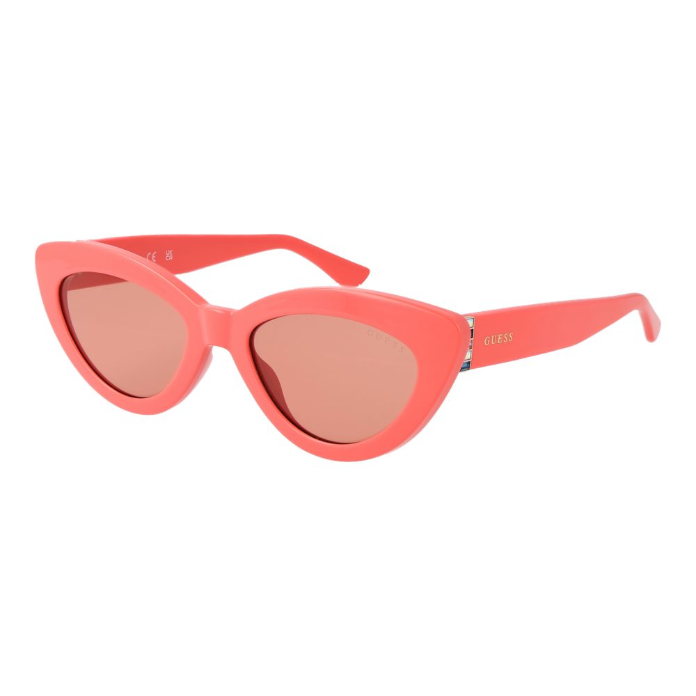Sonnenbrille aus pinkem Kunststoff Guess