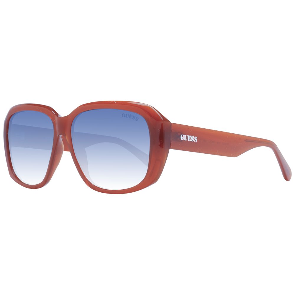 Kupferfarbene Sonnenbrille aus Kunststoff
