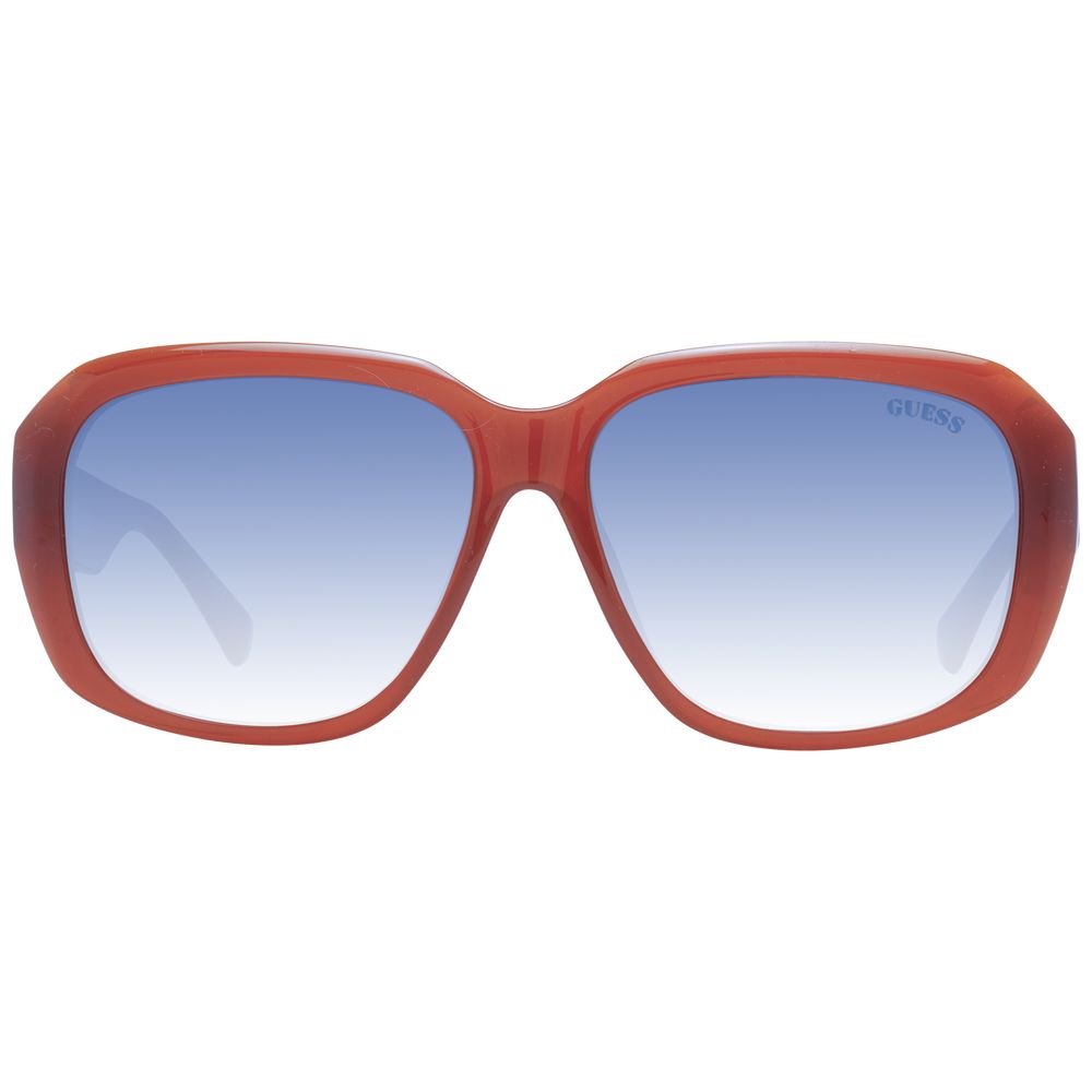 Kupferfarbene Sonnenbrille aus Kunststoff