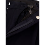 Schwarze Wollhose