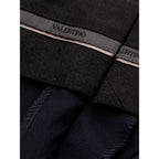 Schwarze Wollhose