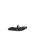 Schwarze Ballerinas aus Leder