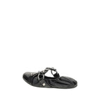Schwarze Ballerinas aus Leder