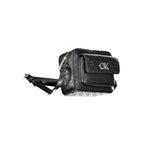 Schwarze Polyester Handtasche