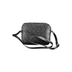 Schwarze Polyester Handtasche