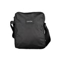 Schwarze Schultertasche aus Polyester 21349