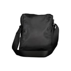 Schwarze Schultertasche aus Polyester 21349