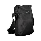 Schwarze Schultertasche aus Polyester 21349