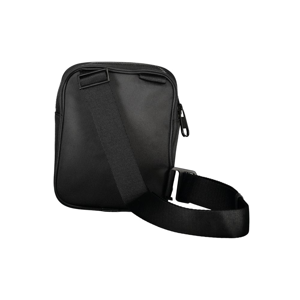 Schwarze Polyester Handtasche