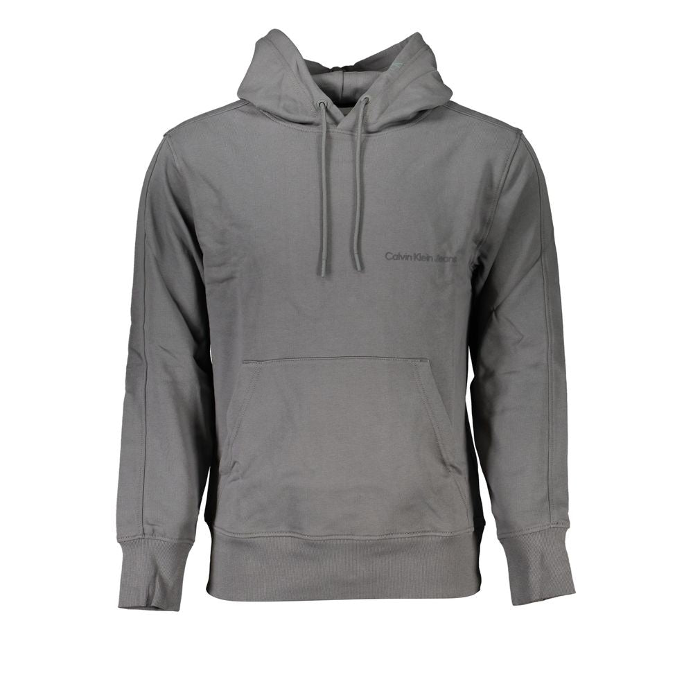 Elegantes graues Sweatshirt mit Kapuze